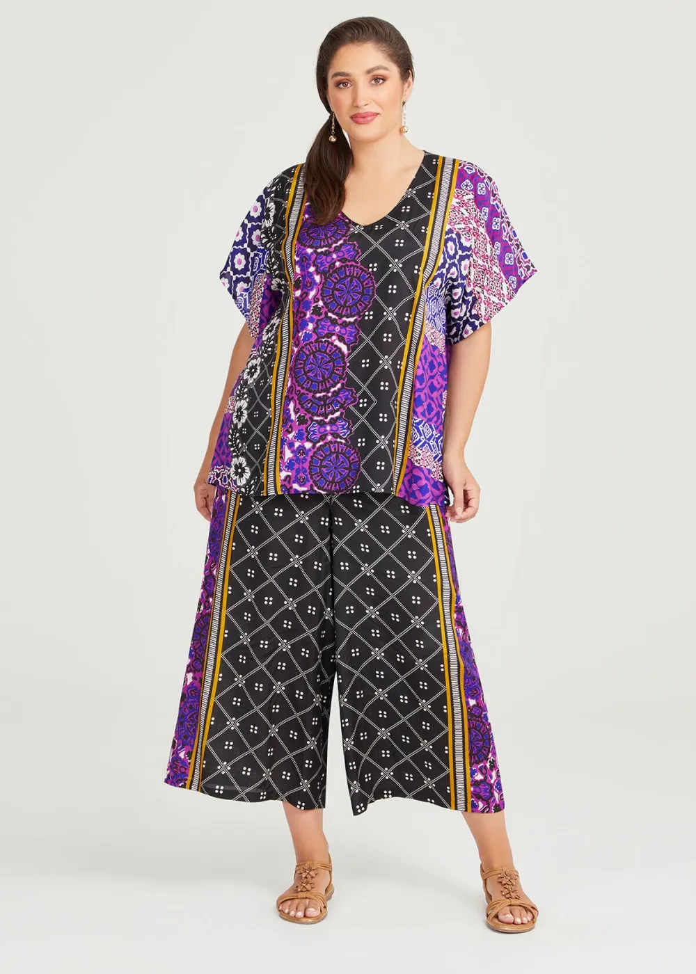 Natural Arlo Crop Pant