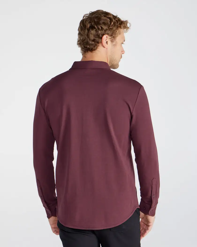 Lux Long Sleeve Button Down