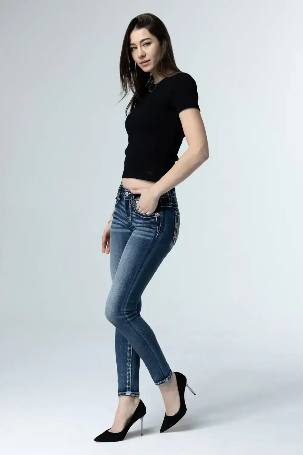 Floral Fleur Skinny Jeans