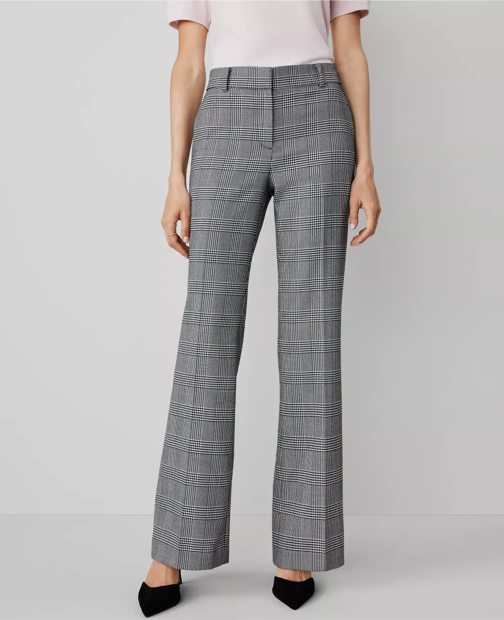 The Jayne Trouser Pant in Houndstooth ??Curvy Fit