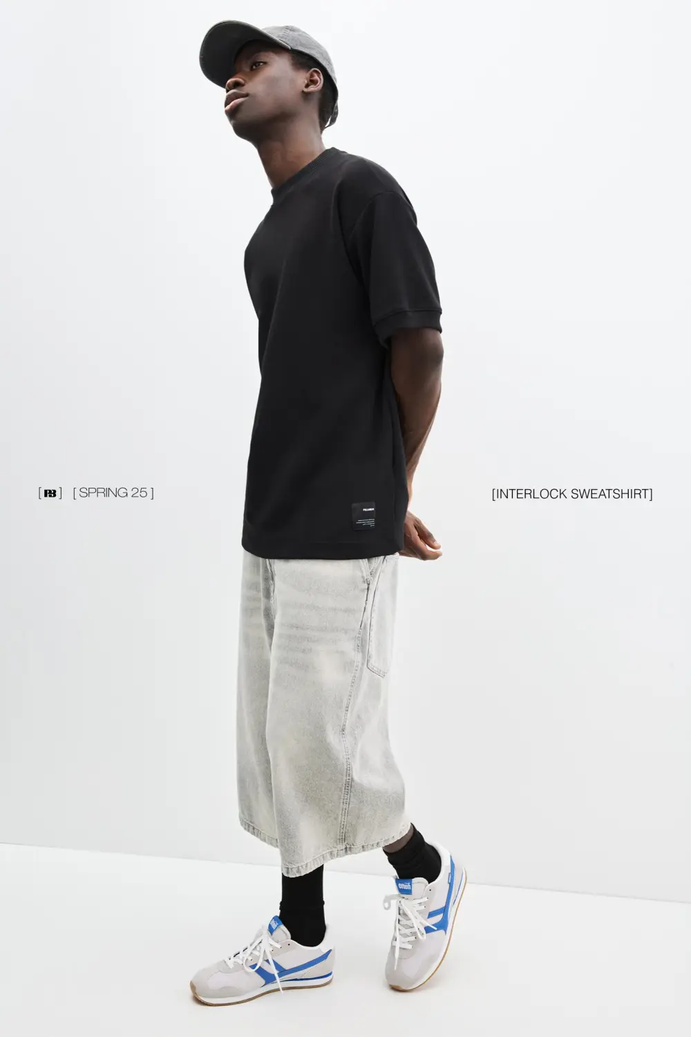 Interlock short sleeve sweatshirt