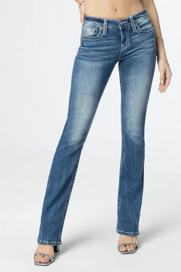 Floral Dreamcatcher Bootcut Jeans