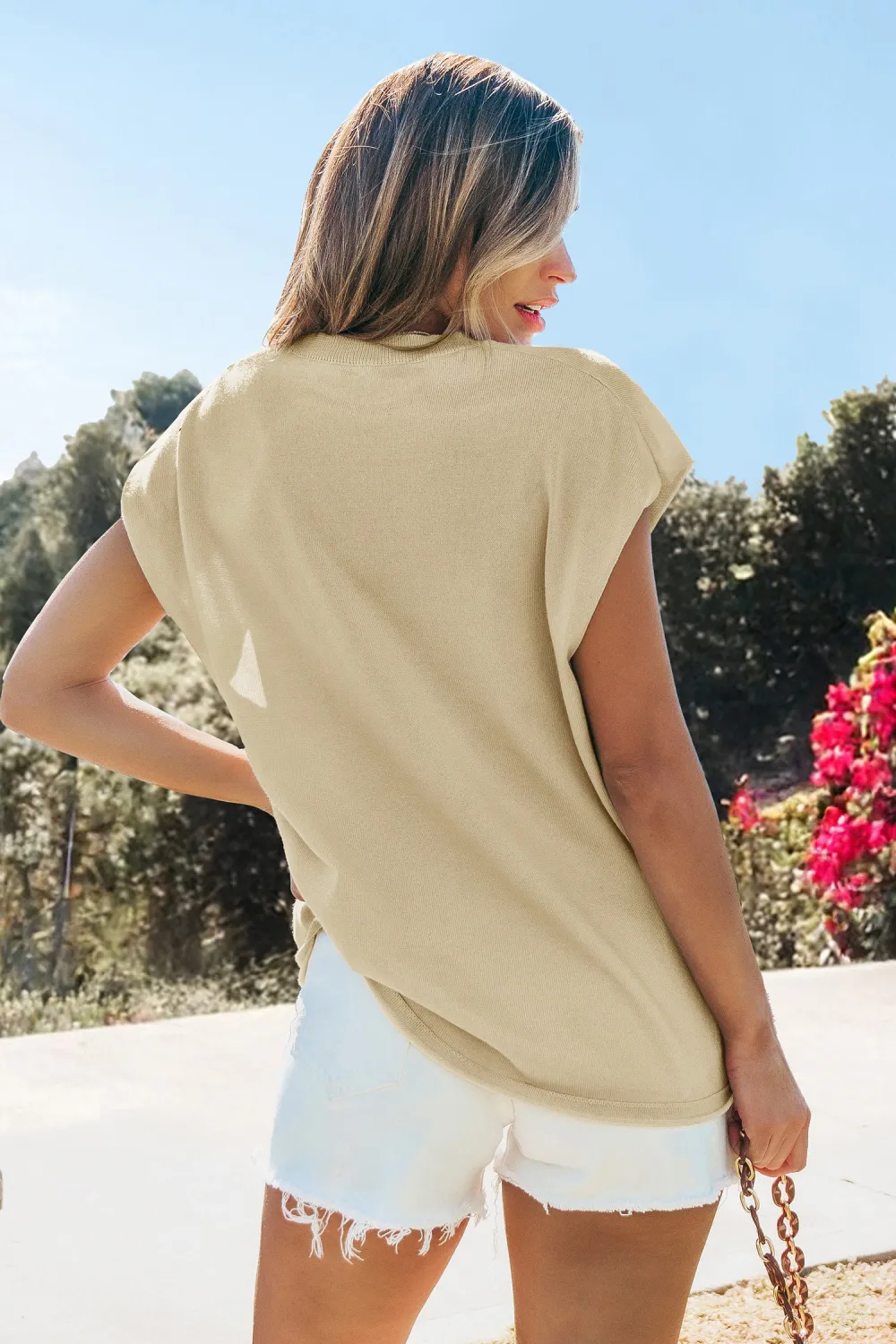 The Perfect Knit Beige Top