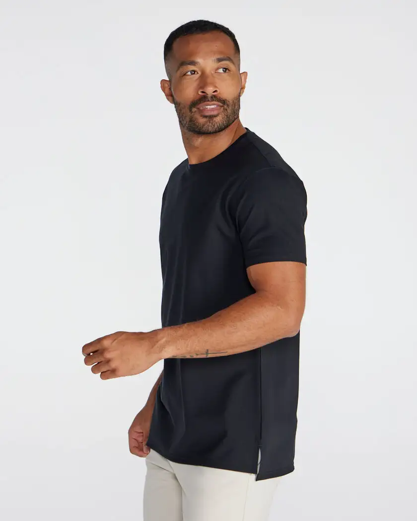 Limitless Short Sleeve Split Hem