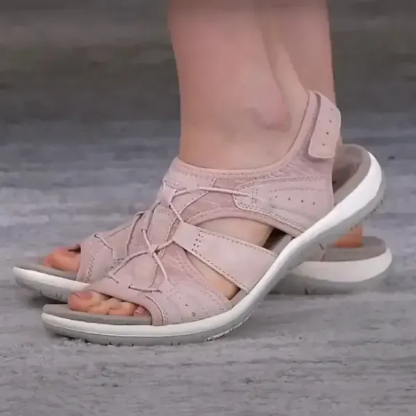 Ladies Sandals New Fashion Pure Color Casual  Sandals