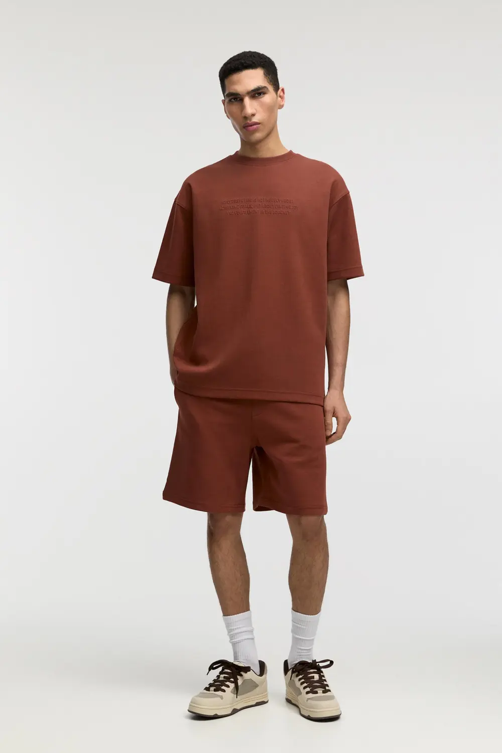 Short sleeve sweatshirt