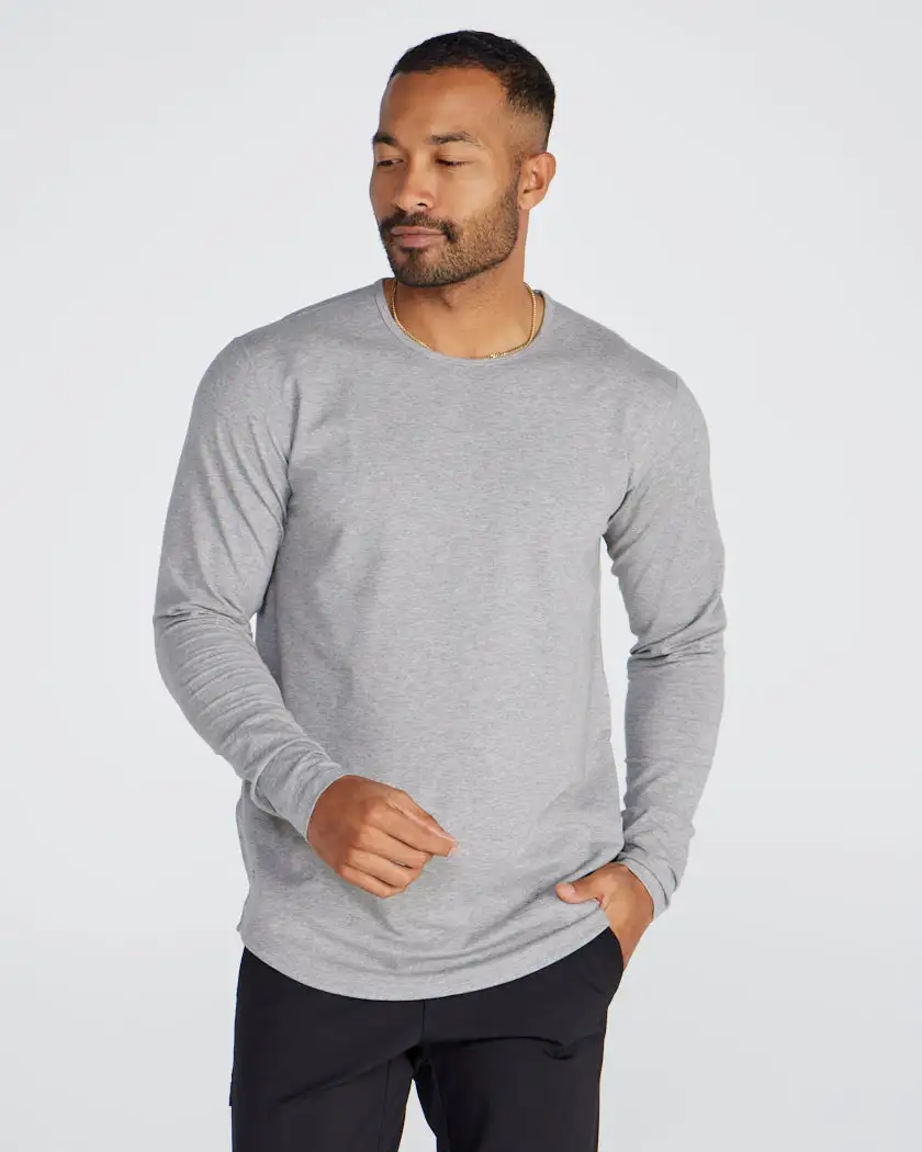 Drop-Cut Long Sleeve: Lux