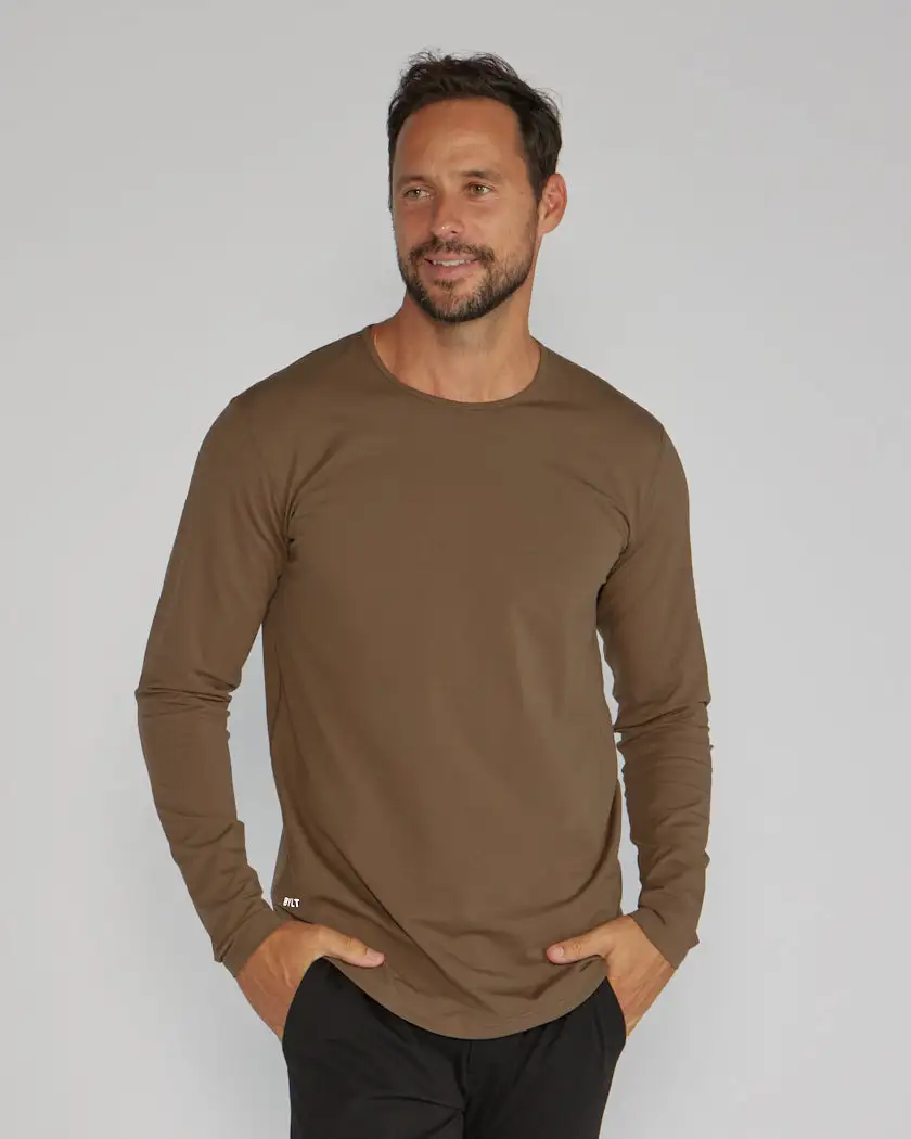 Drop-Cut Long Sleeve: Lux