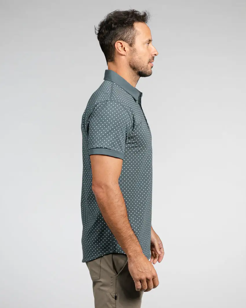 Drop-Cut: Lux Dotted Polo