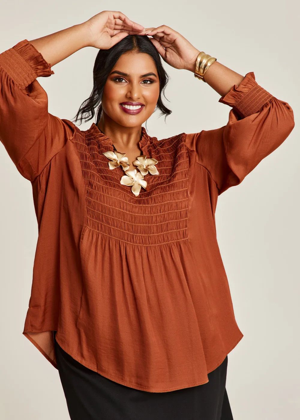 Luxe Willow Drape Top