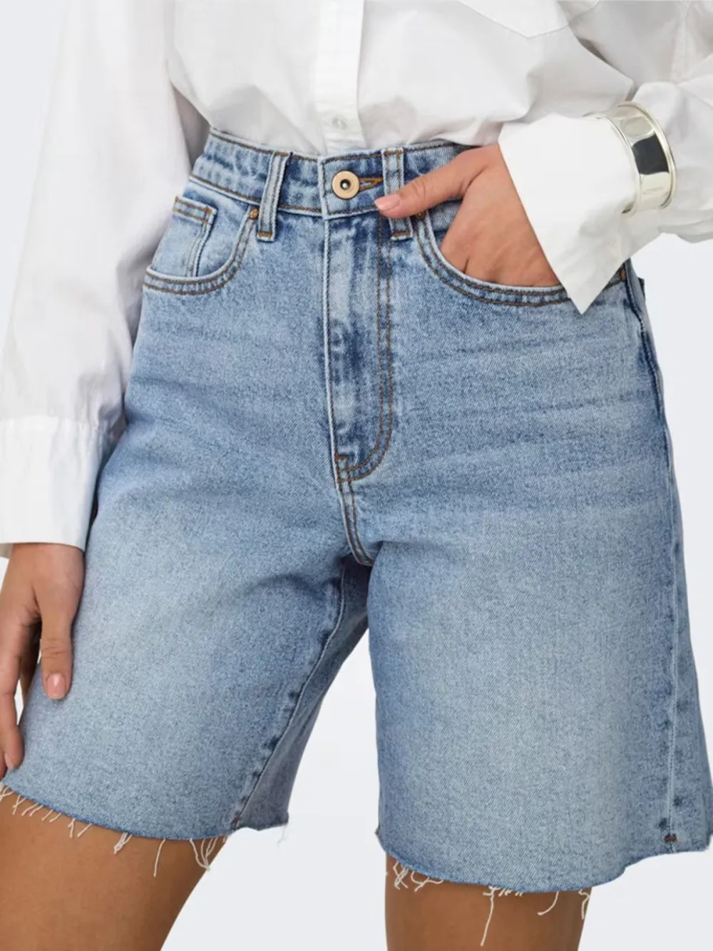 Blue Denim Casual Style Jeans