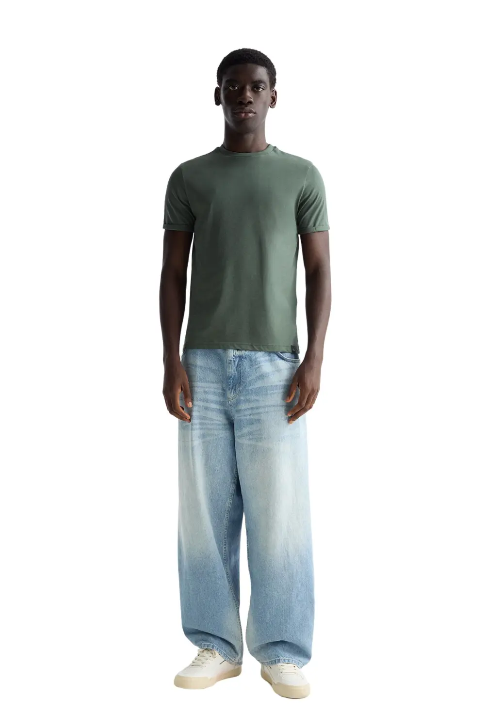 Basic muscle fit T-shirt