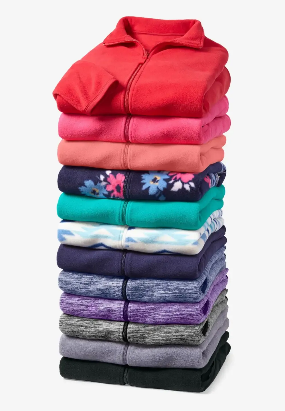 Zip-Front Microfleece Jacket