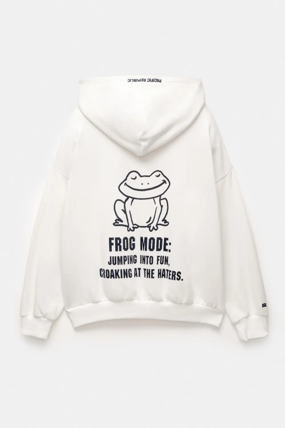 Sudadera capucha gráfico rana