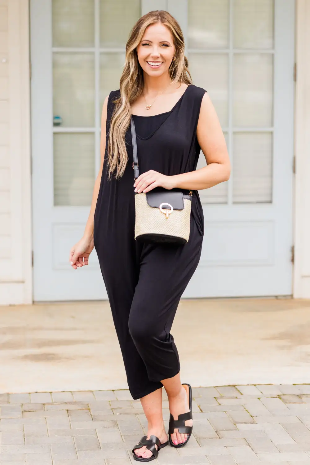 You Me And A Feeling Jumpsuit, Black