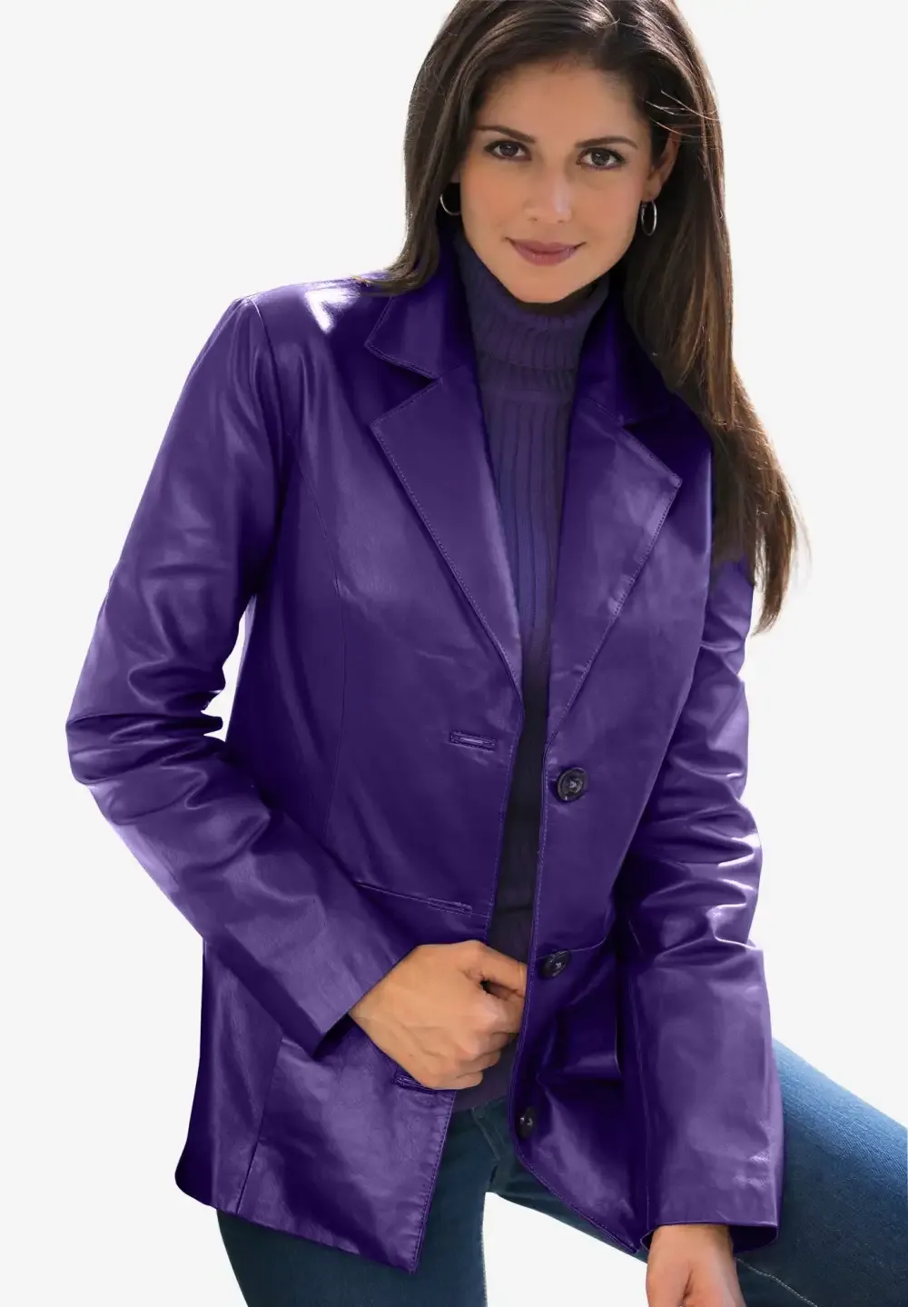 Leather Blazer