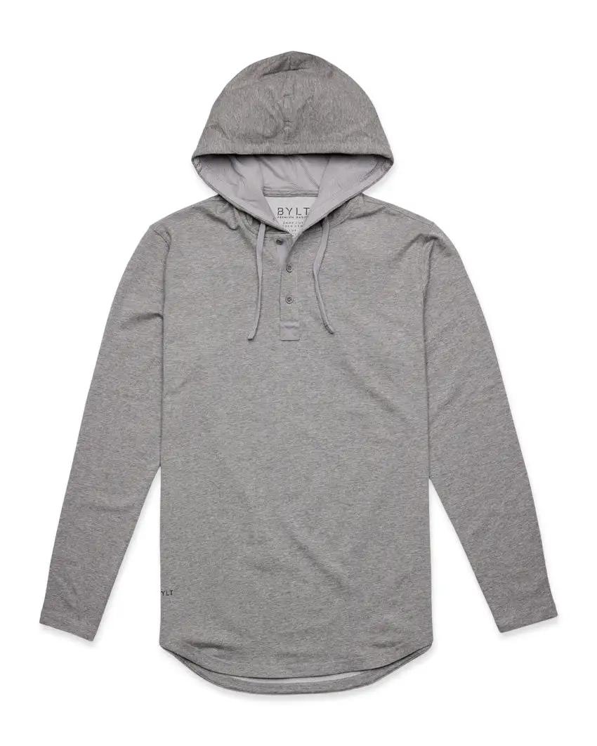 Drop-Cut: Lux Hooded Henley