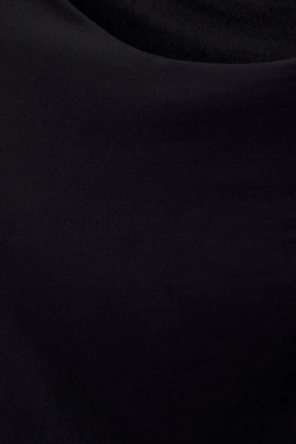 Cropped polyamide T-shirt