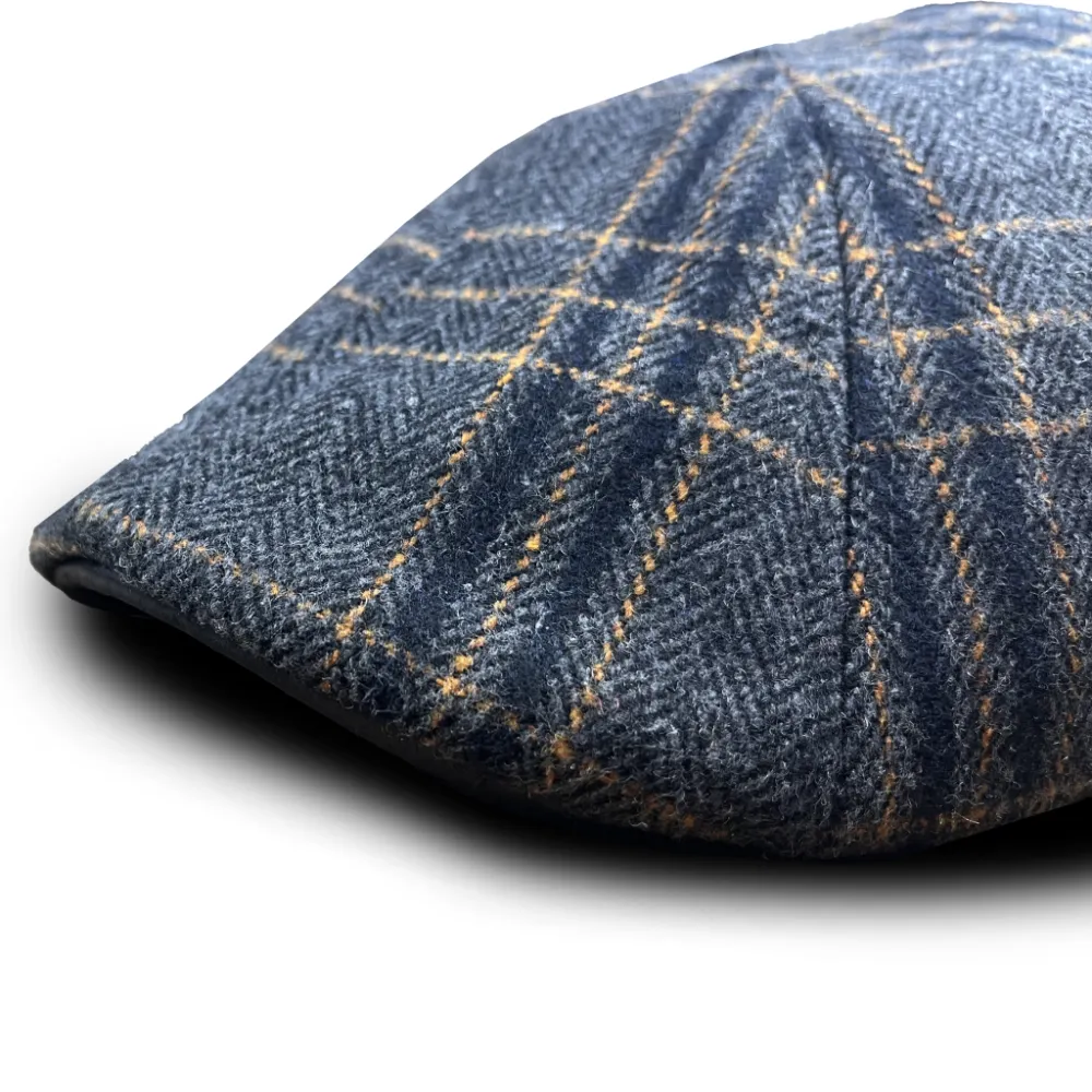 The Halloween Rose Boston Scally Cap - Plaid