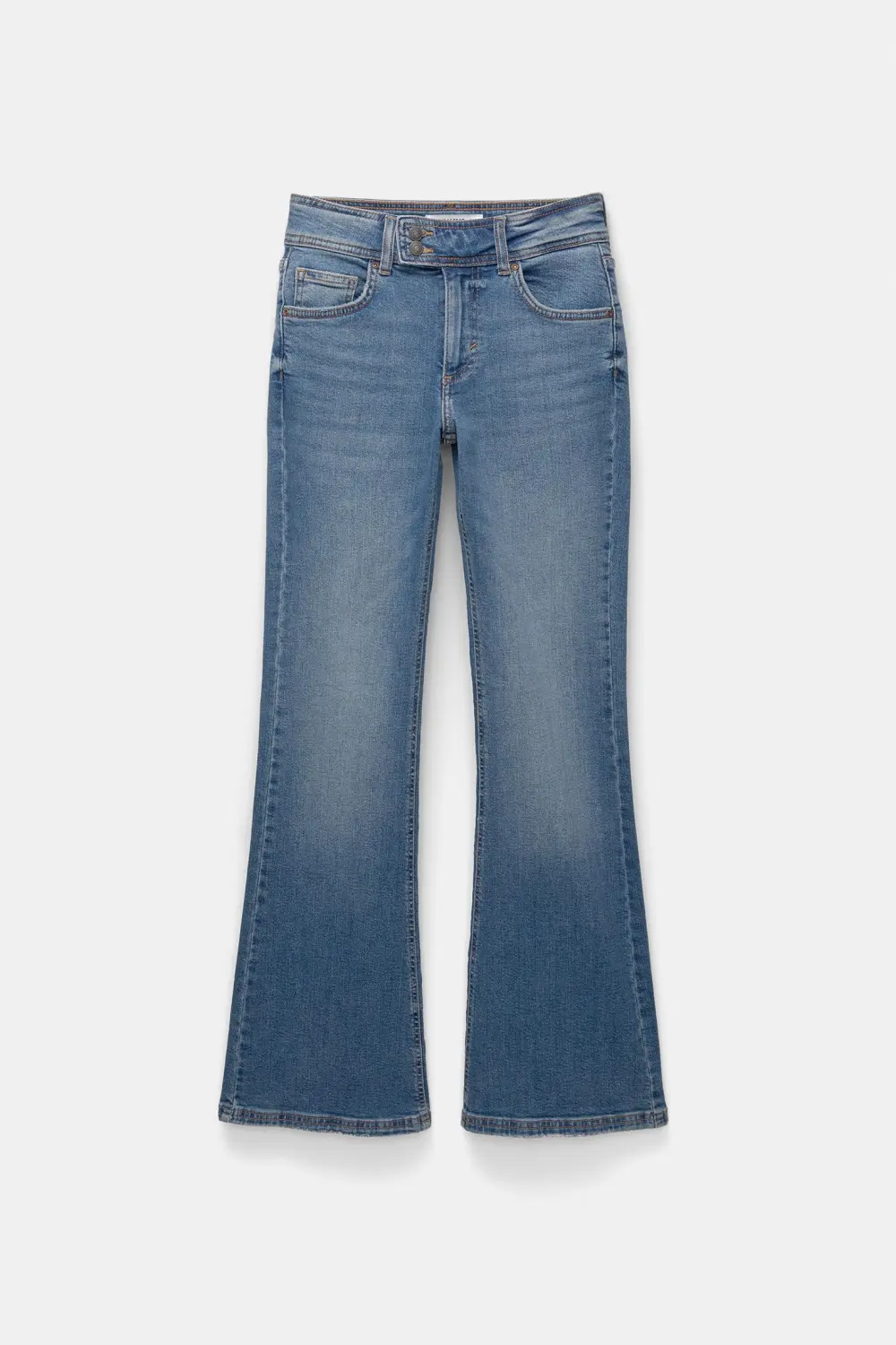 Jeans bootcut tiro bajo