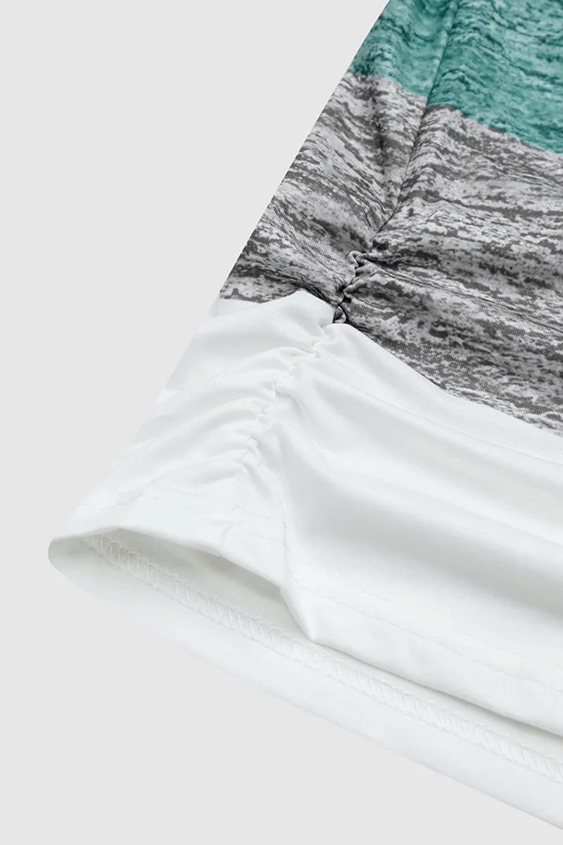 Colorblock Button Front 2-In-1 Tank Top