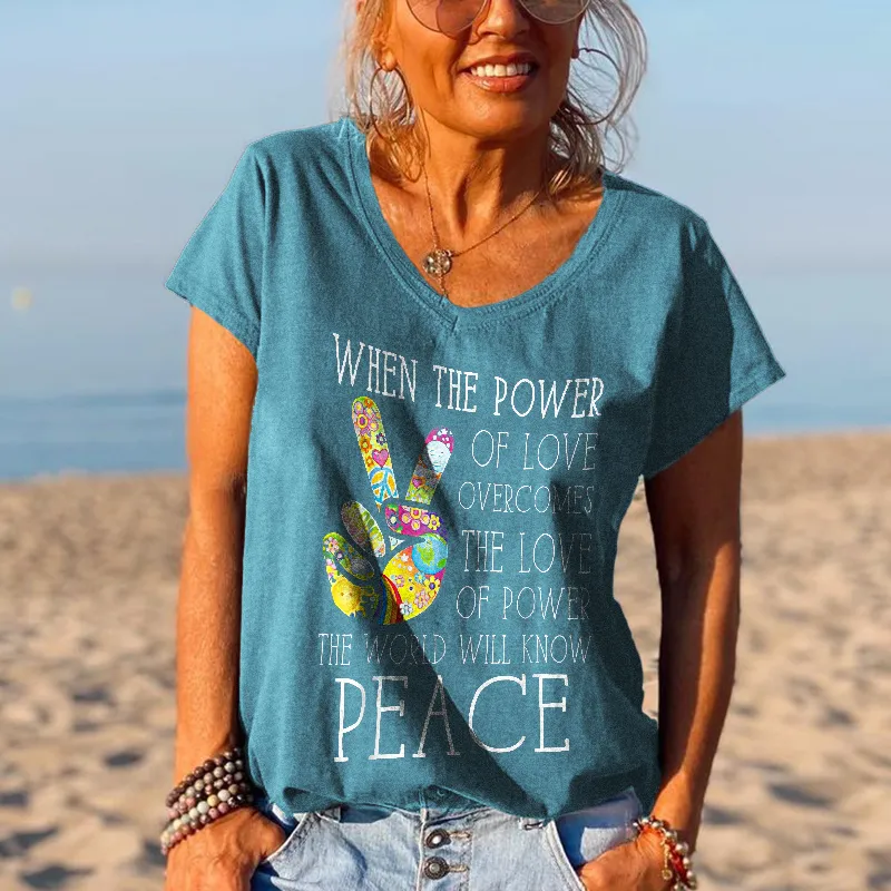 When The Power Of Love Overcomes Featured Gesture Graphic Tees