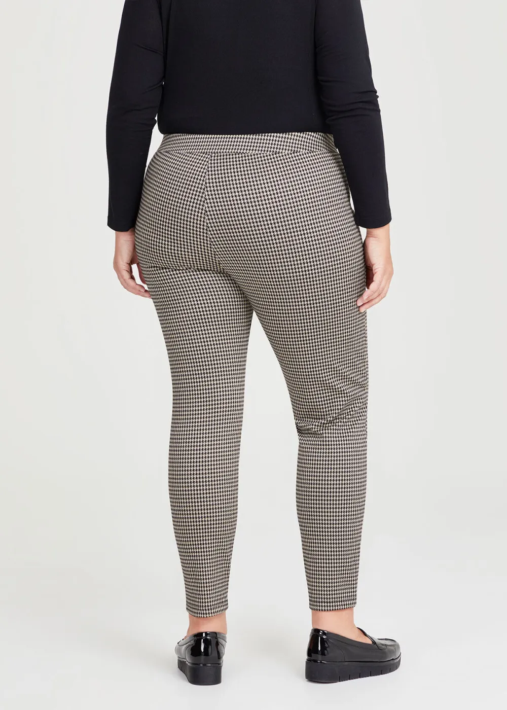 Houndstooth Pull On Pant