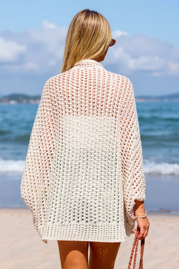 Cozy Cove Black Kimono