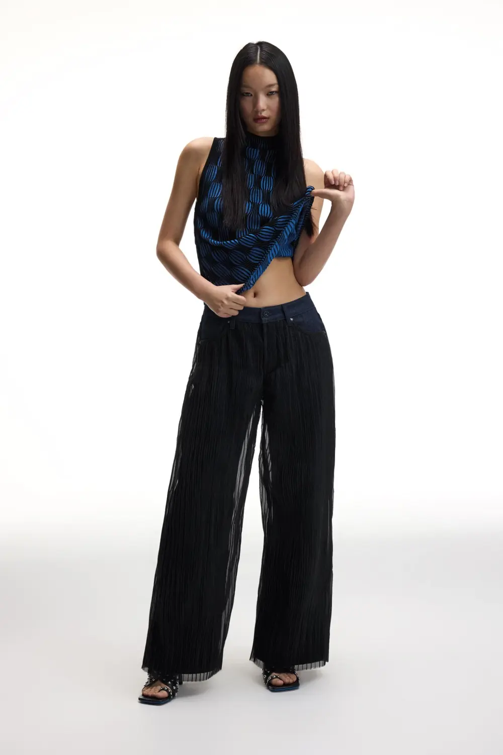 Jeans baggy organza Chet Lo