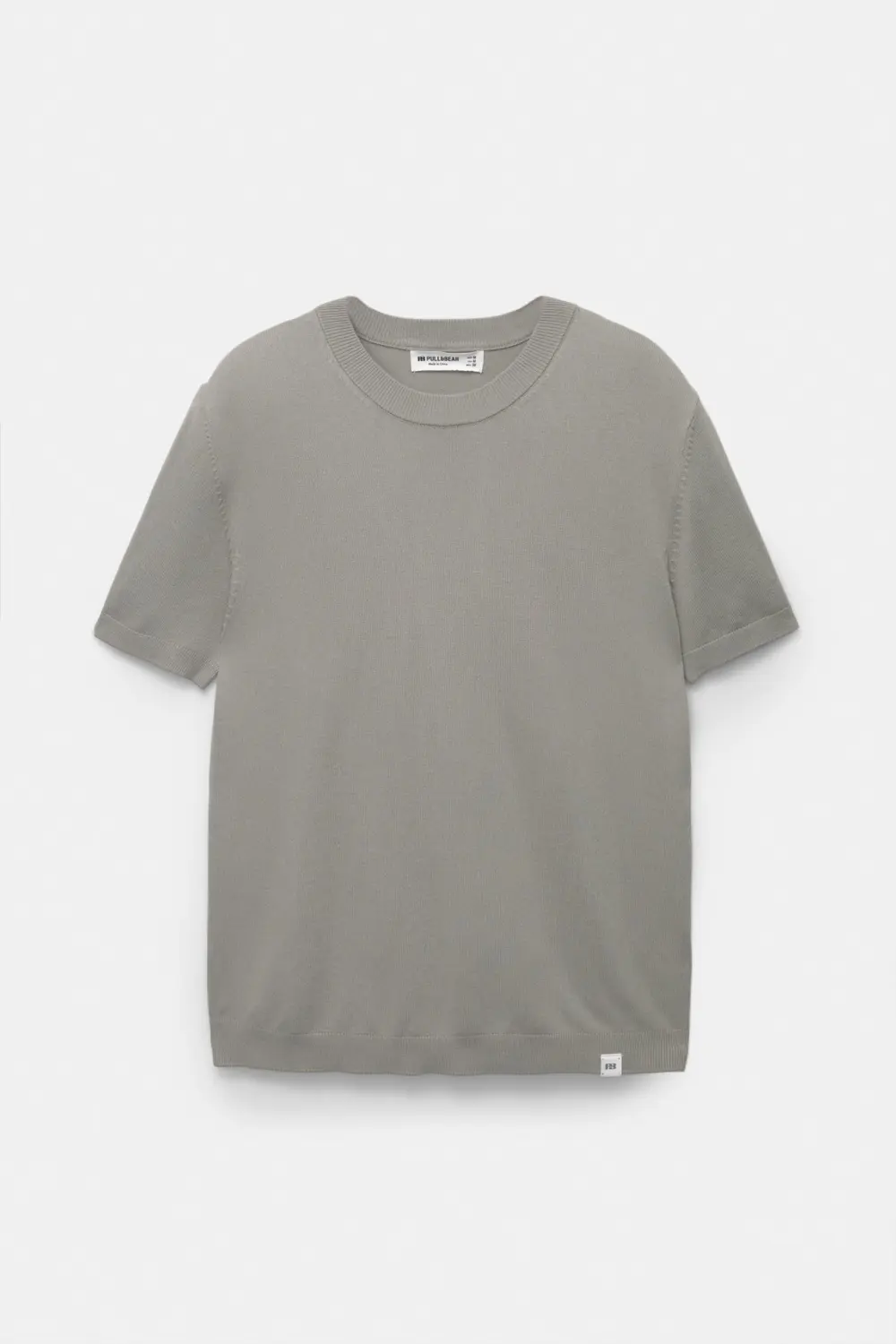 Short sleeve knit T-shirt