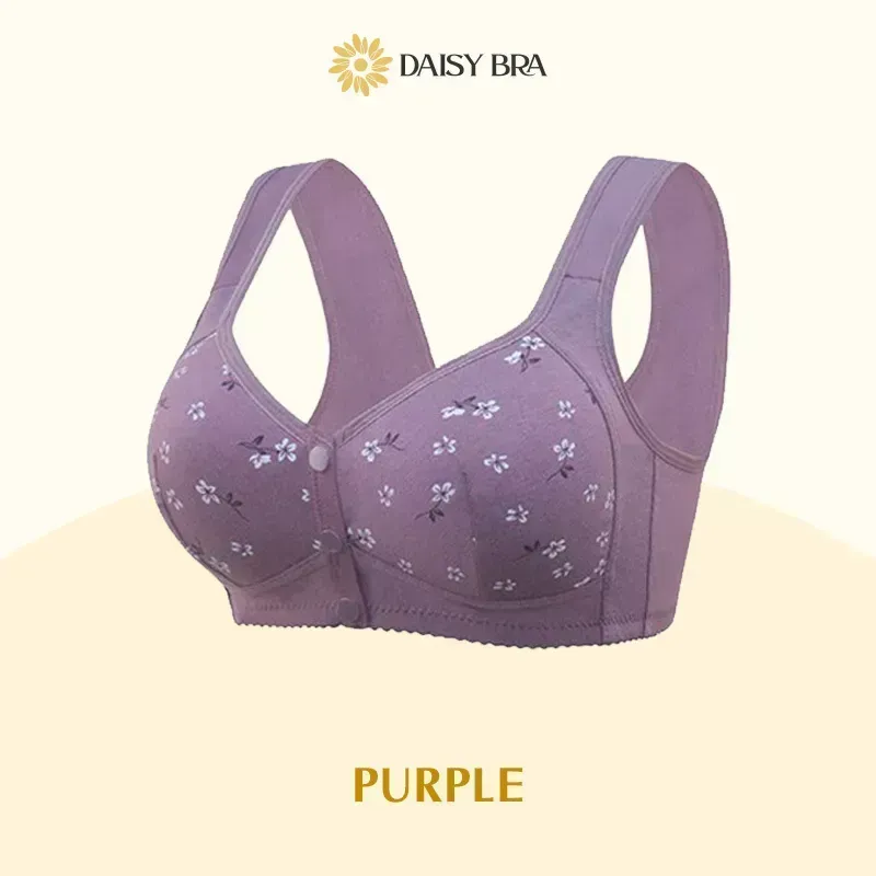 10-Pack Women's Bra - Comfortable & Convenient Front Button Bra