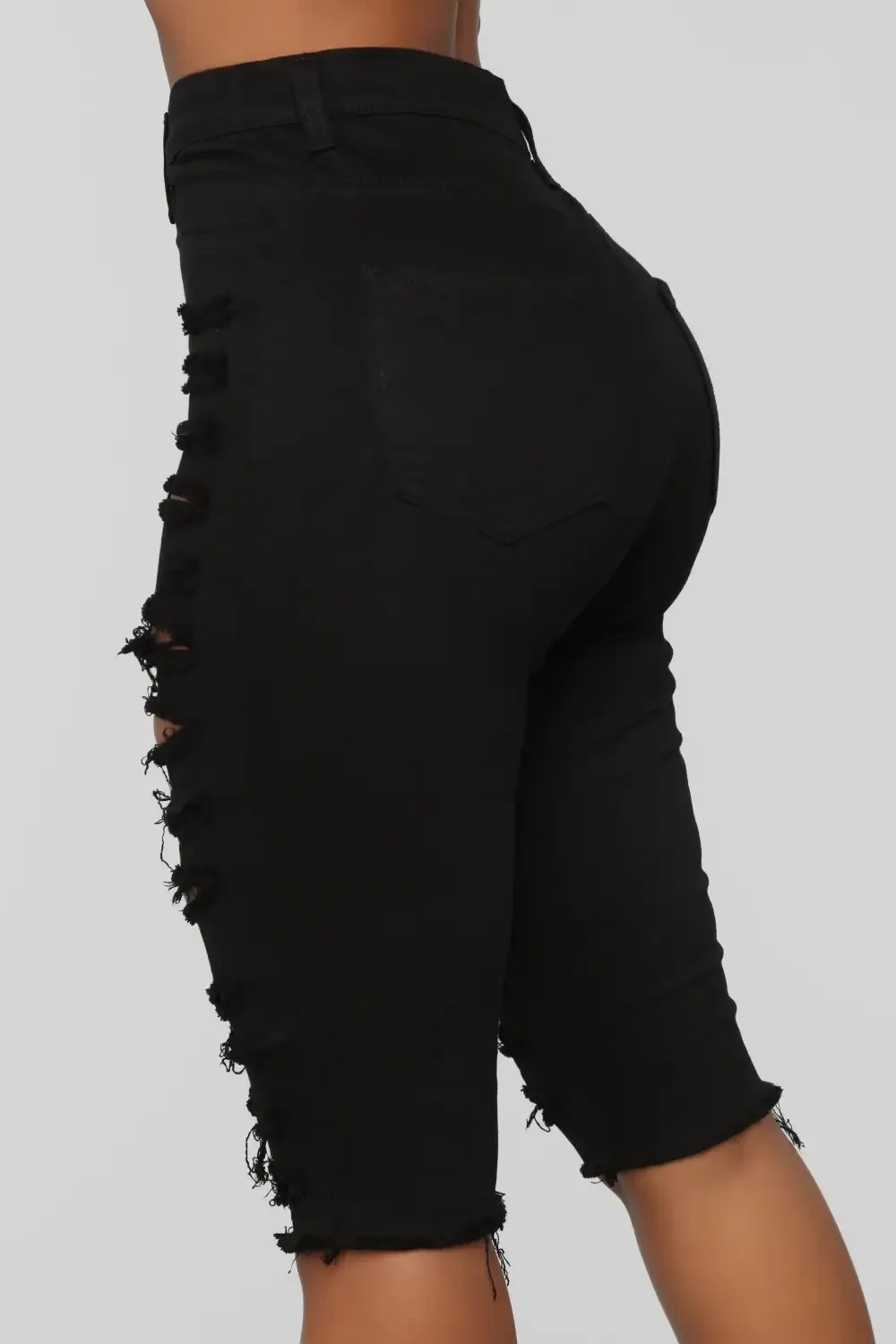 Taking The High Road Bermuda Shorts - Black