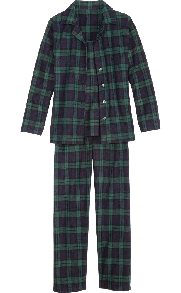 Women's Portuguese Flannel 3-Piece Pajama Set