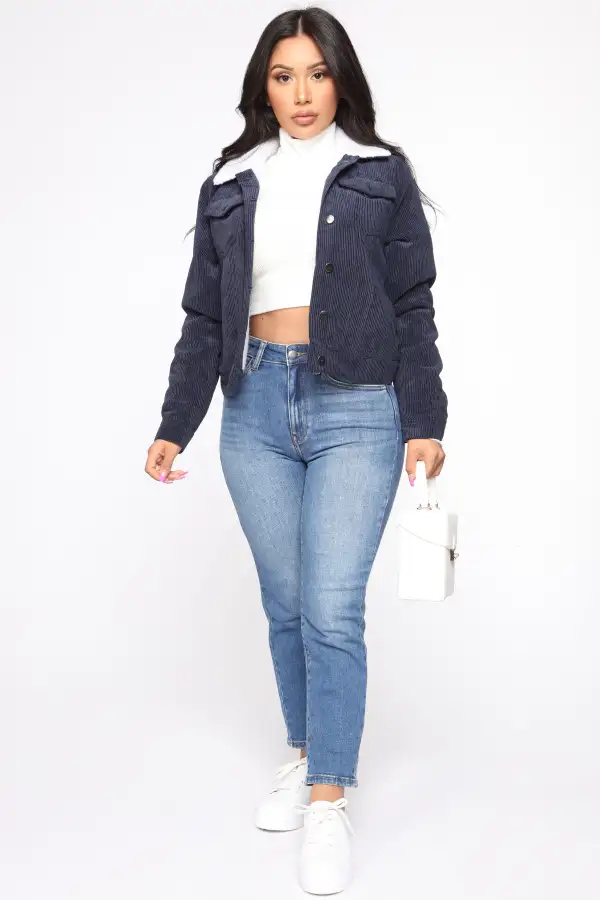 Enjoy The Ride Jacket - Navy/combo