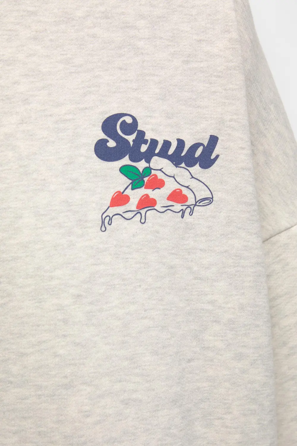 Sudadera gris STWD pizza