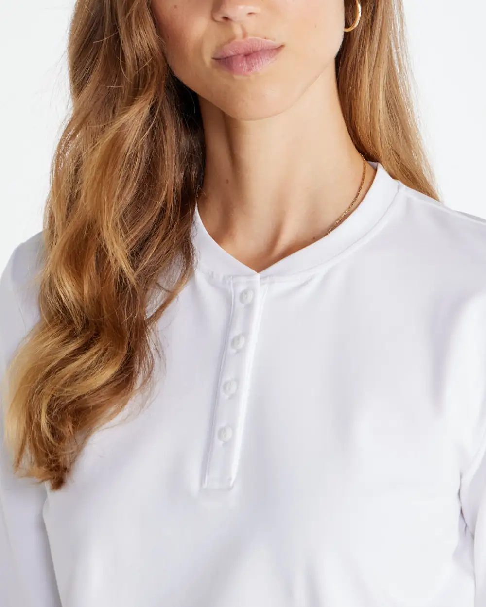 Lux Relaxed Henley Long Sleeve