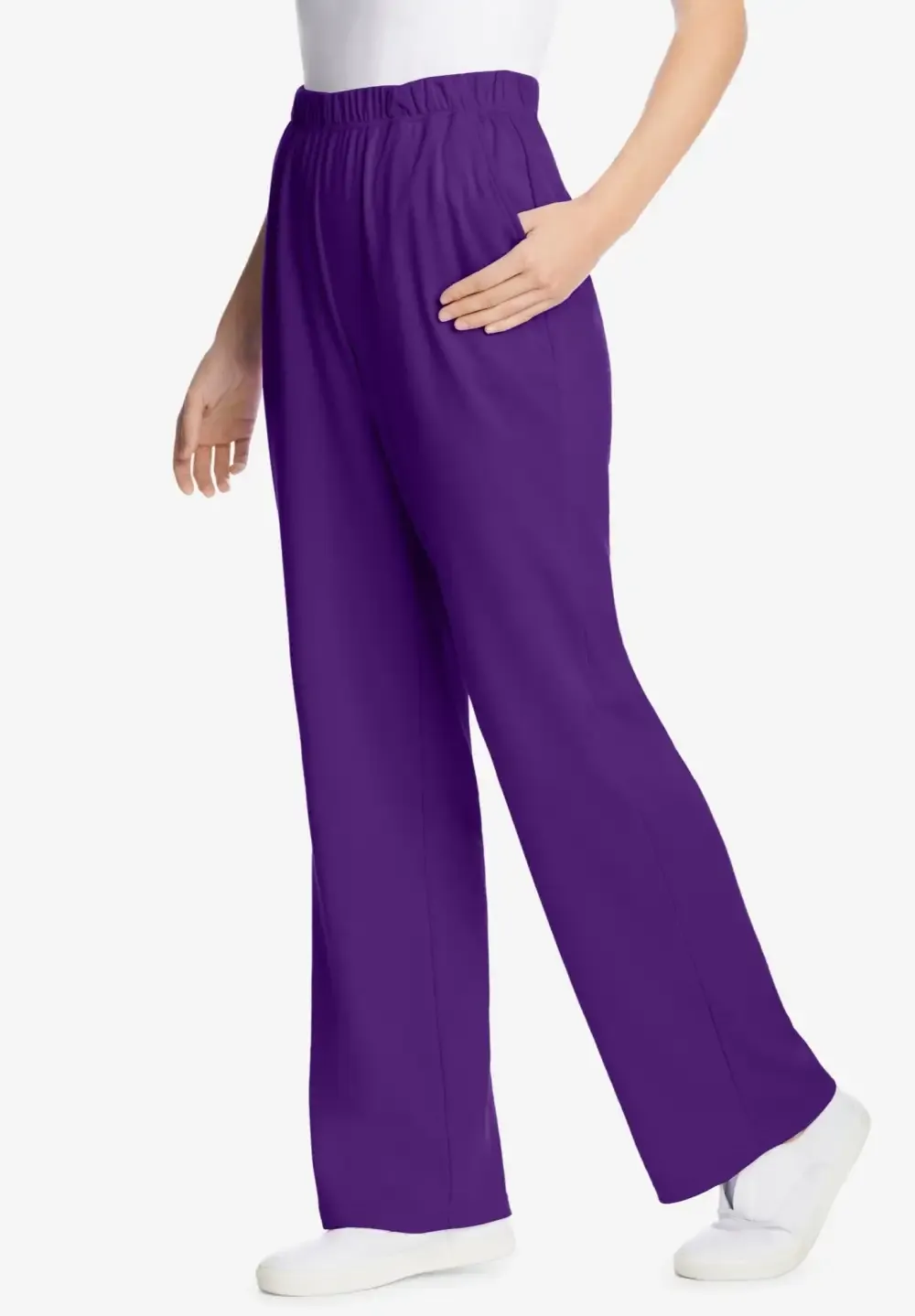 7-Day Knit Wide-Leg Pant