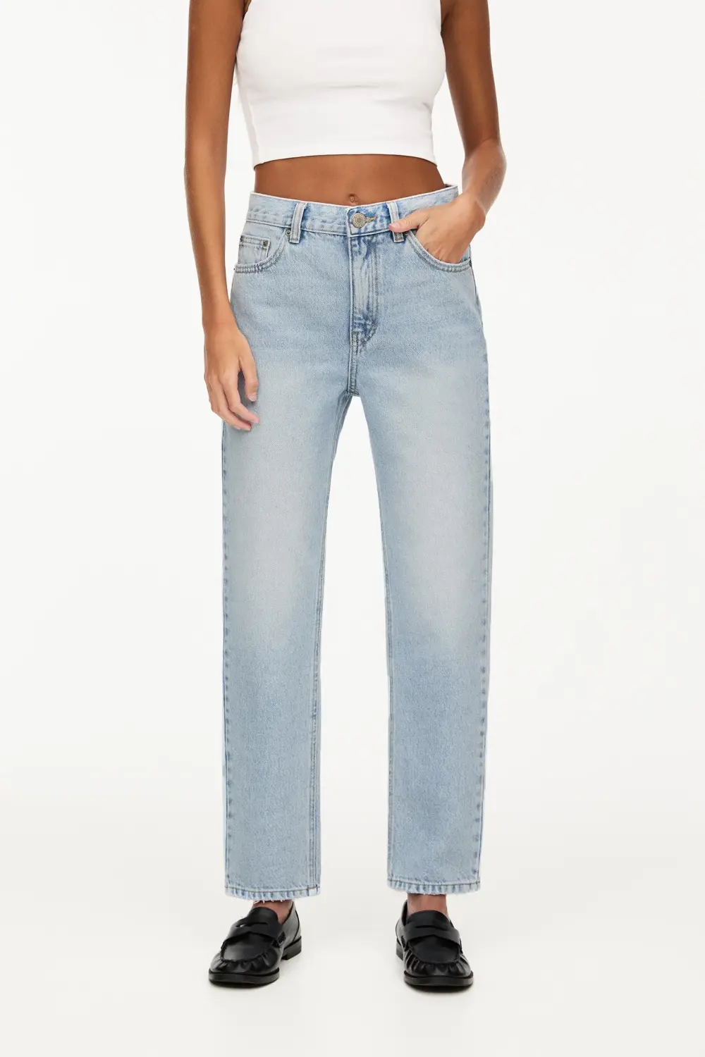Jeans mom básicos
