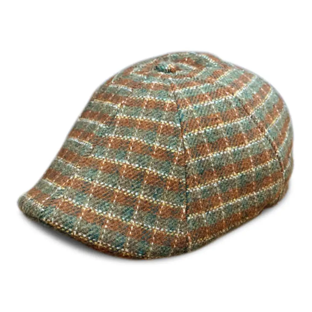 The Harvestland Boston Scally Cap - Plaid