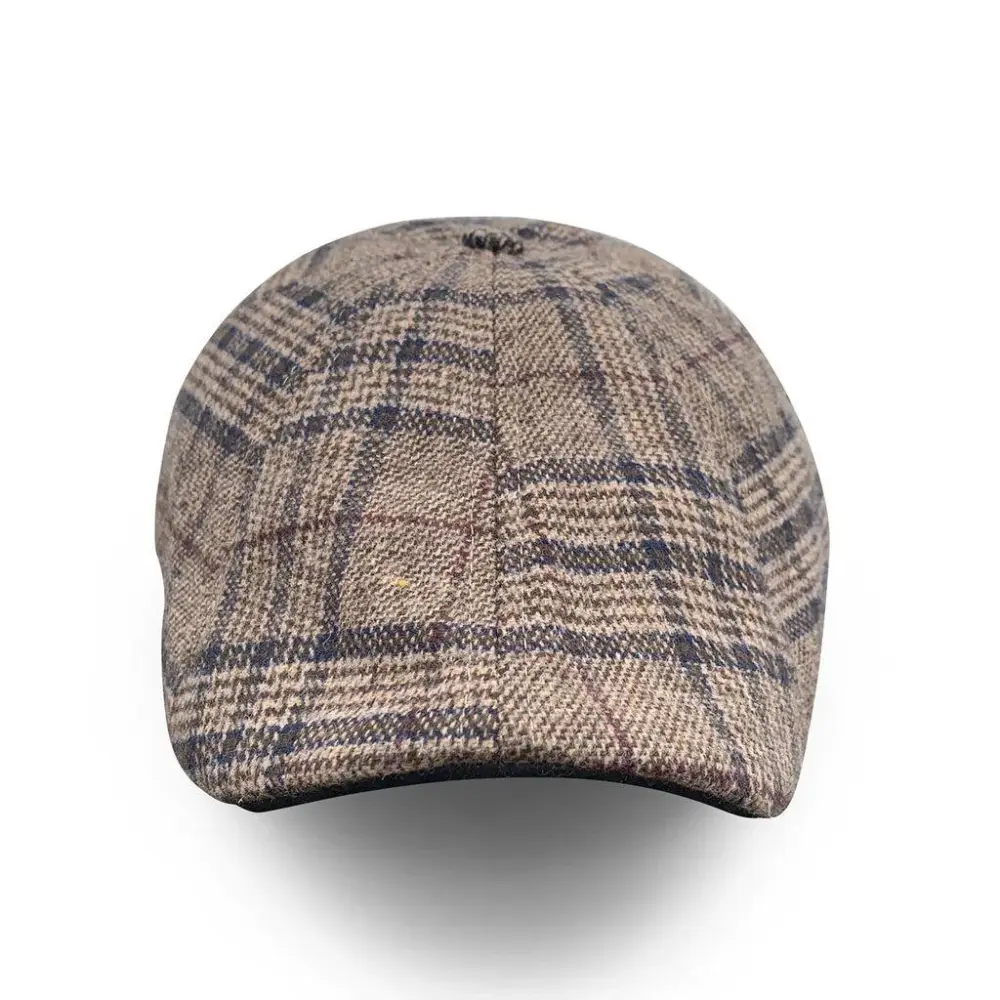 The Sunday Boston Scally Cap - Brown Amber & Navy