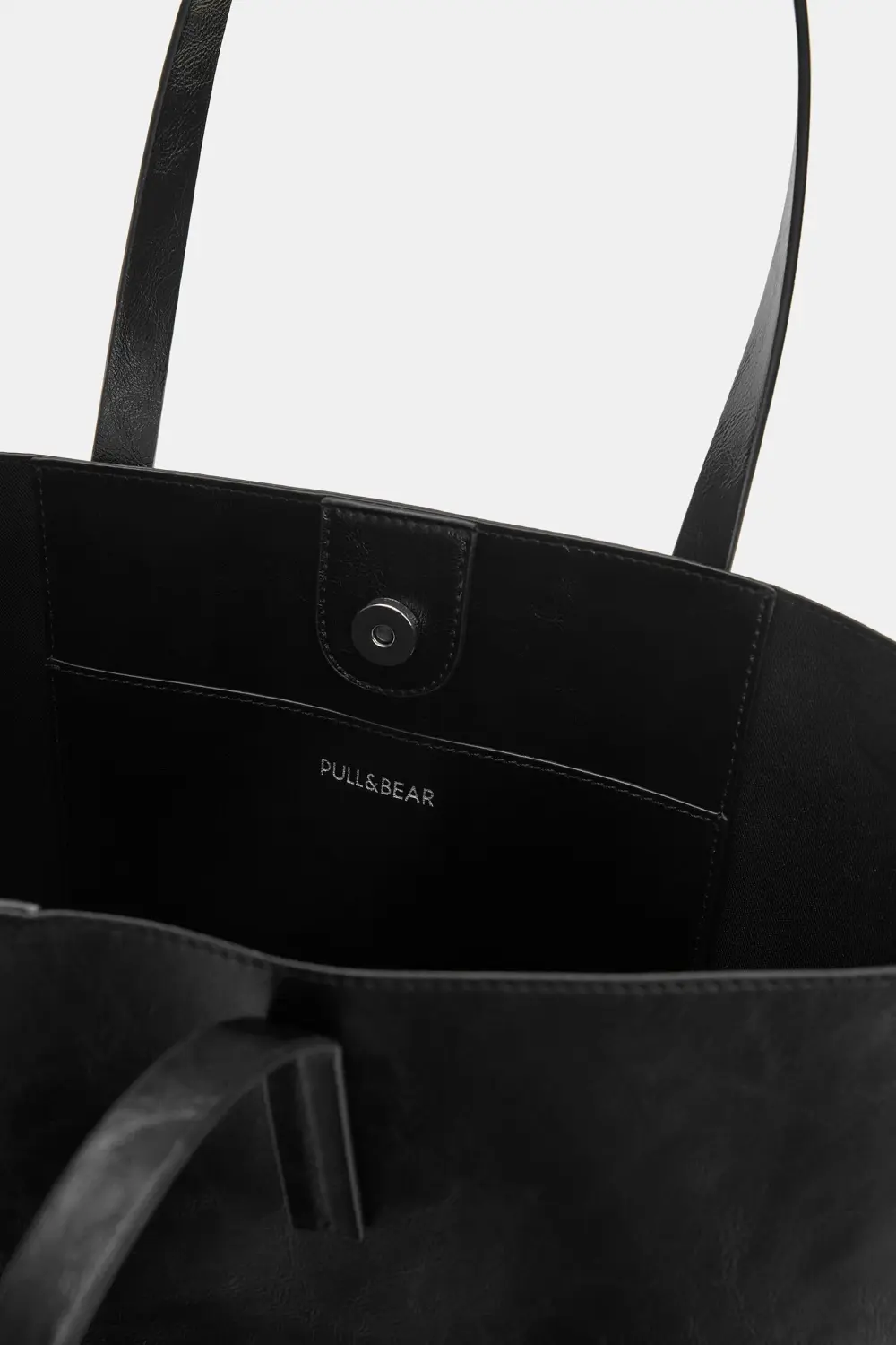 Bolso shopper efecto piel
