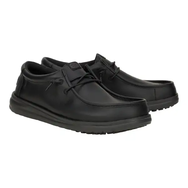 Wally Work CE Classic Slip Resistant Wide - Black