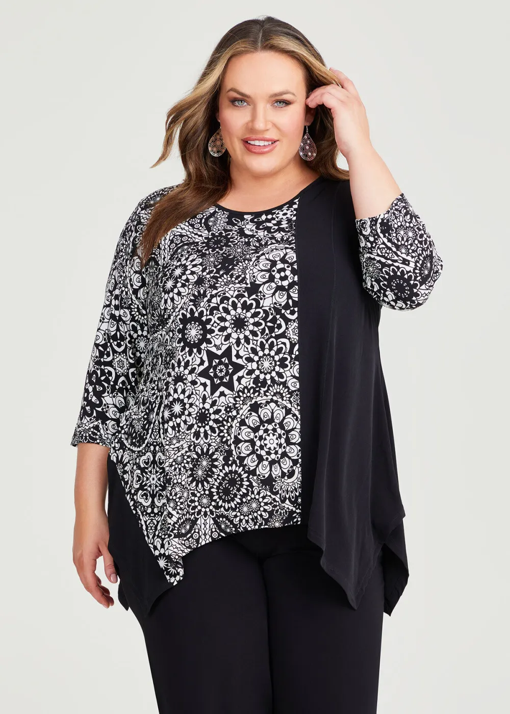 Filigree Spliced Top