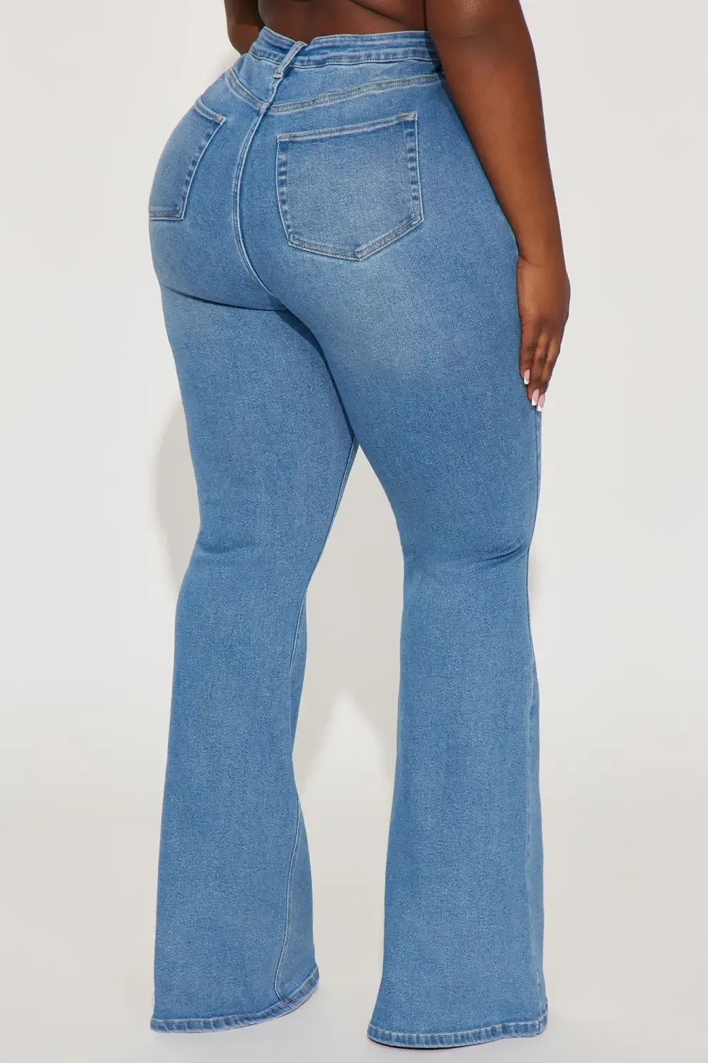 Tall Girl Bye High Rise Flare Jeans - Light Blue Wash