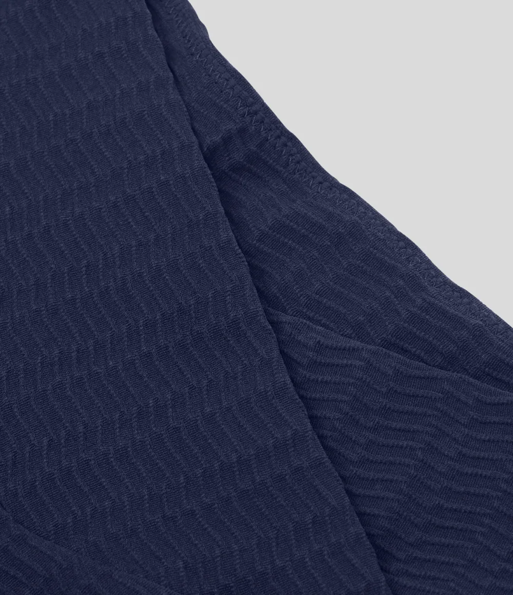 Seamless Flow High Waisted Crossover Butt Lifting Yoga Biker Shorts 5''