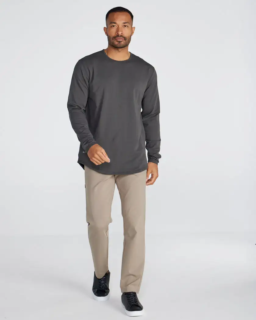 Drop-Cut Long Sleeve: Lux