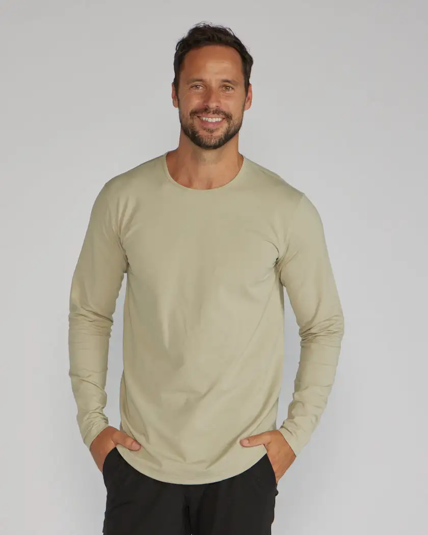 Drop-Cut Long Sleeve: Lux