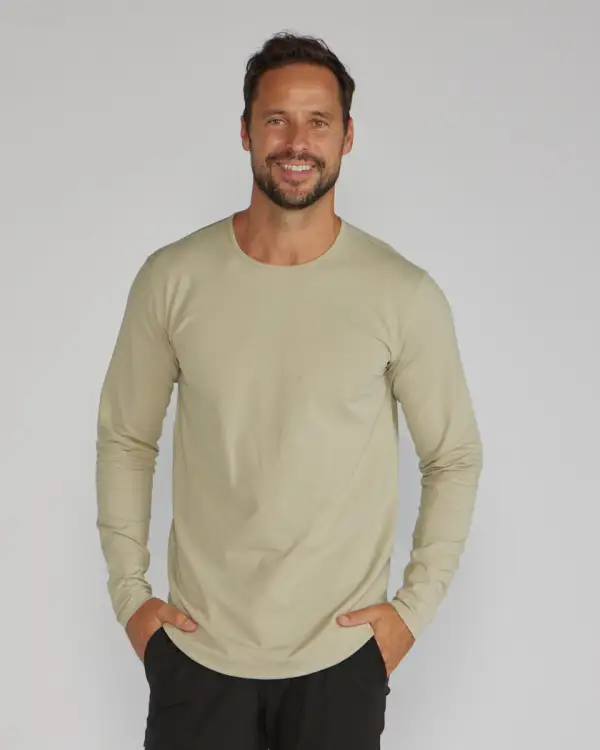 Drop-Cut Long Sleeve: Lux