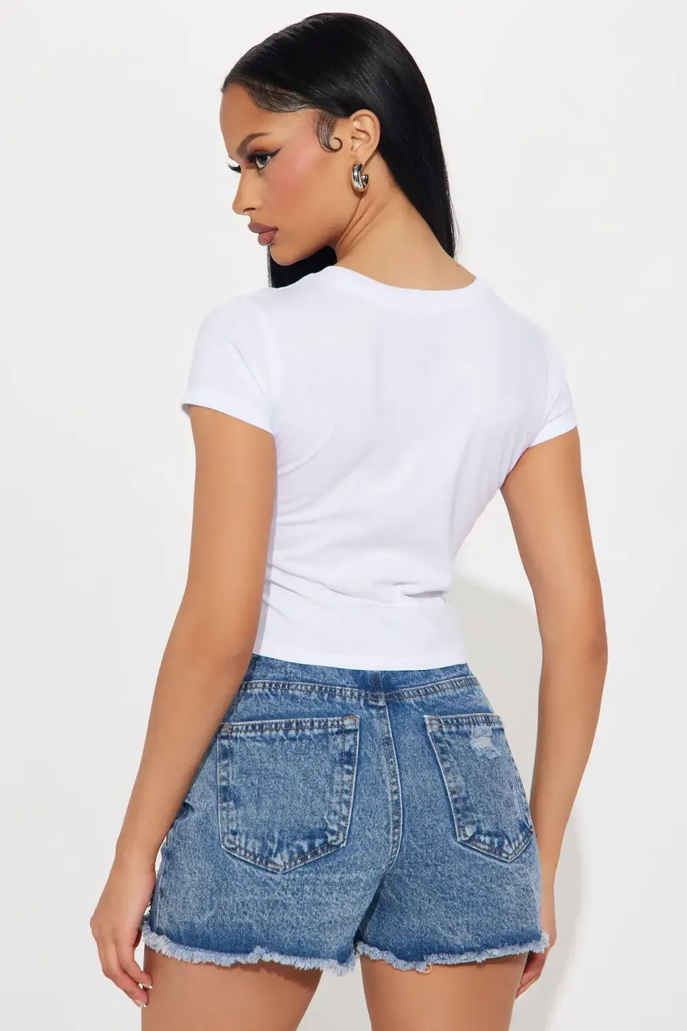 Short But Sweet Strawberries Tee - White