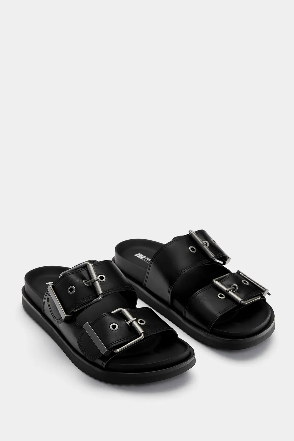 Sandalias planas hebillas